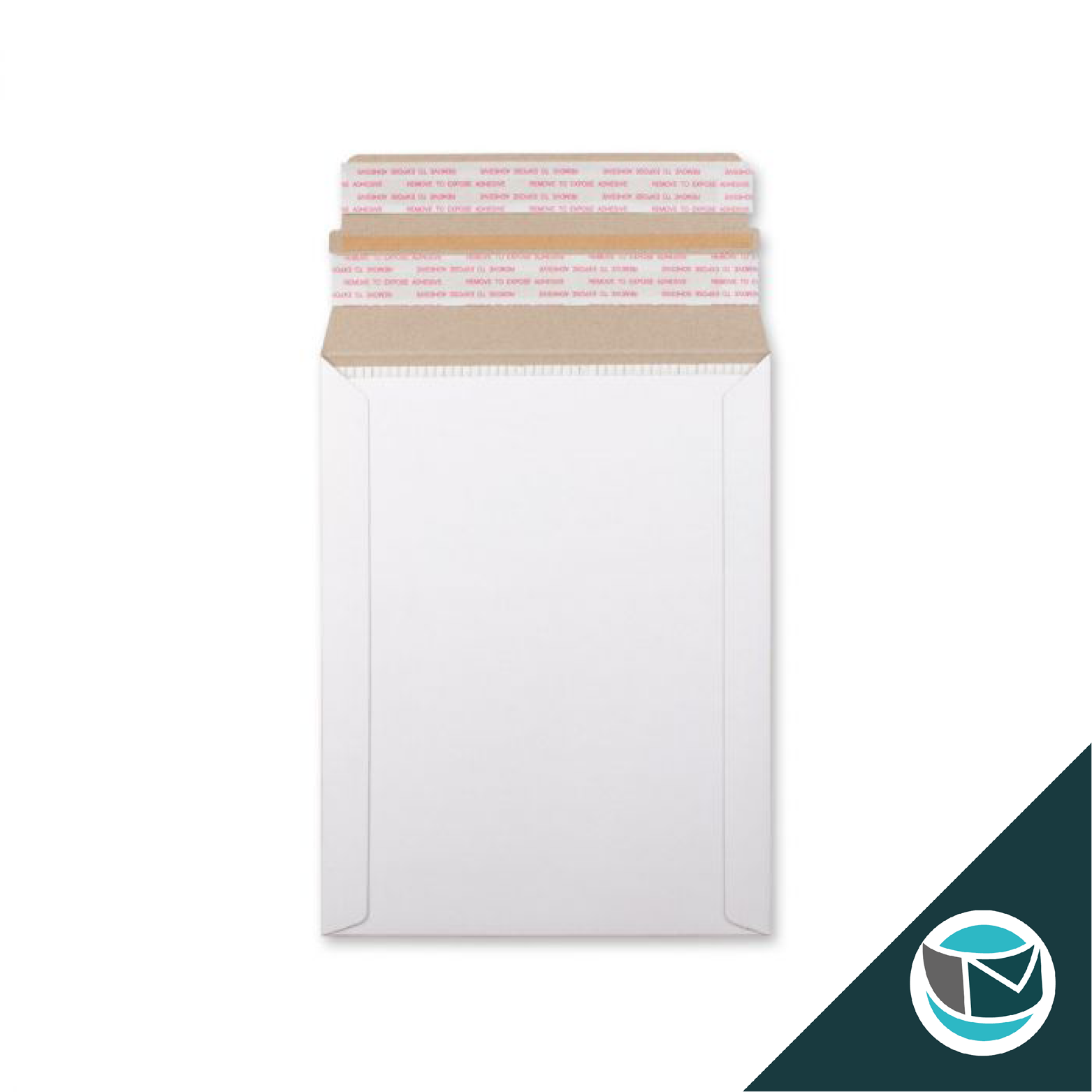 Kartonnen Duplex Enveloppen - 235x180 mm - Wit