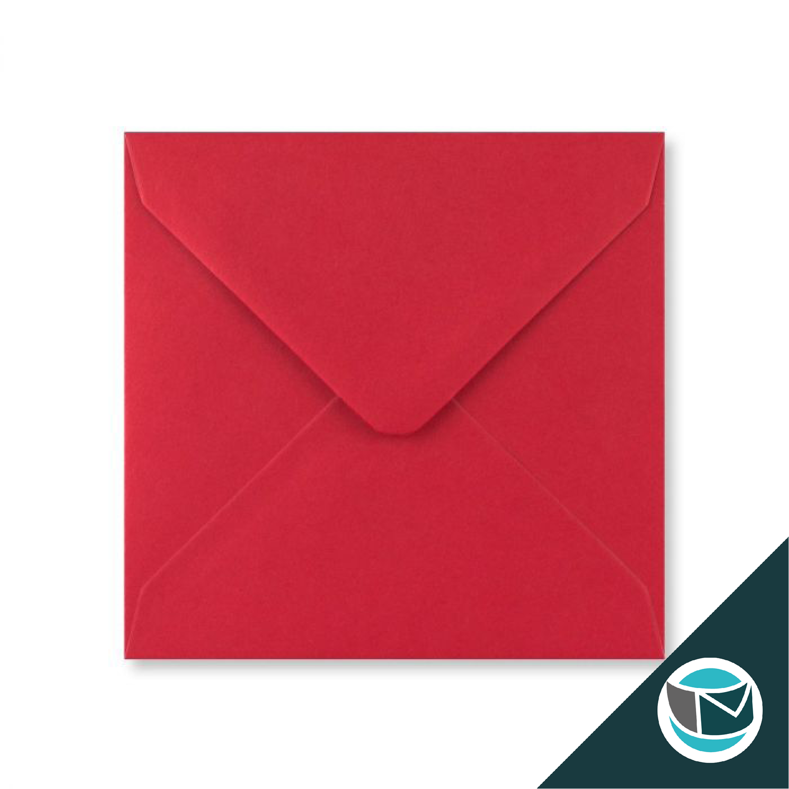 Gekleurde Envelop - 130X130mm - Rood