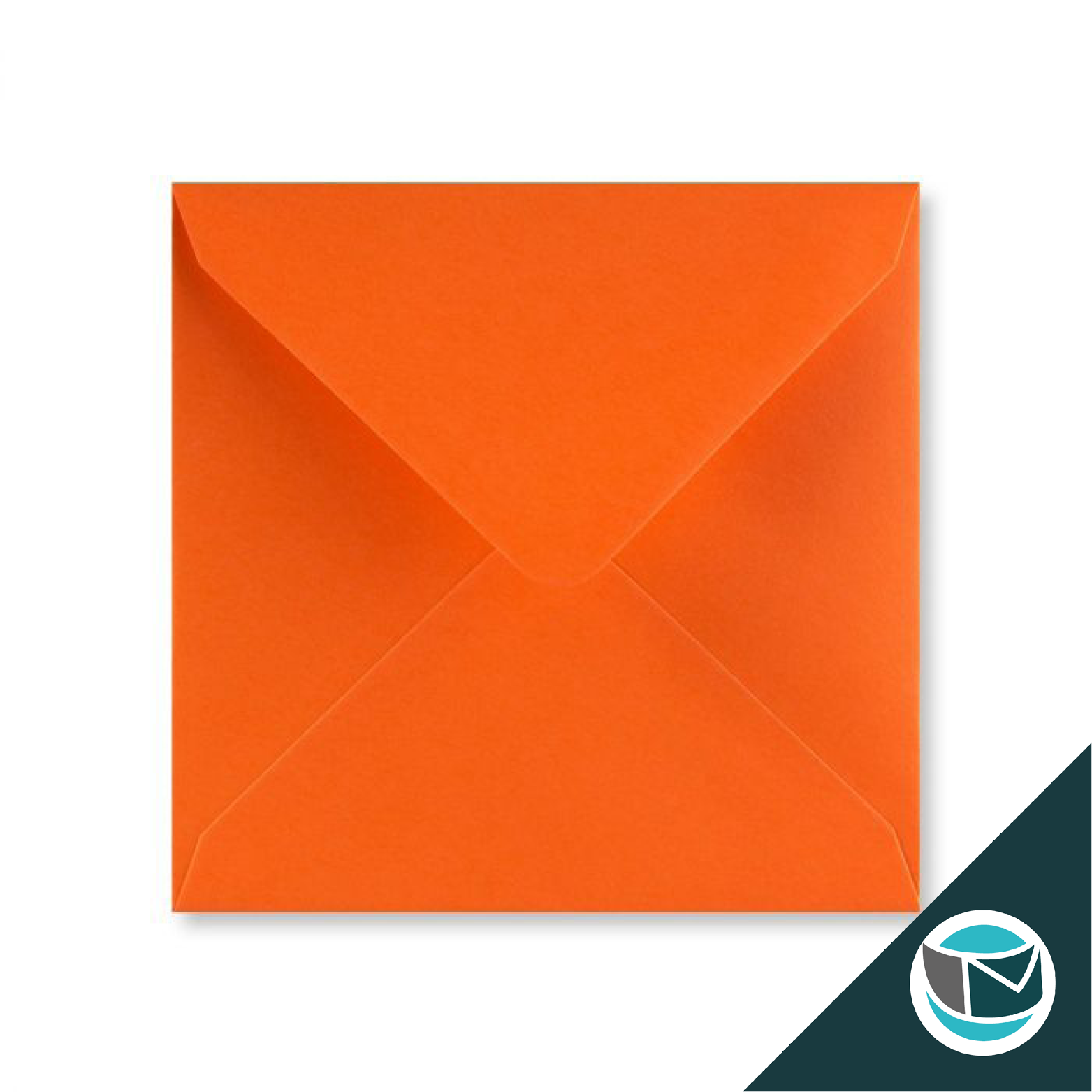Gekleurde Envelop - 130x130mm - Oranje