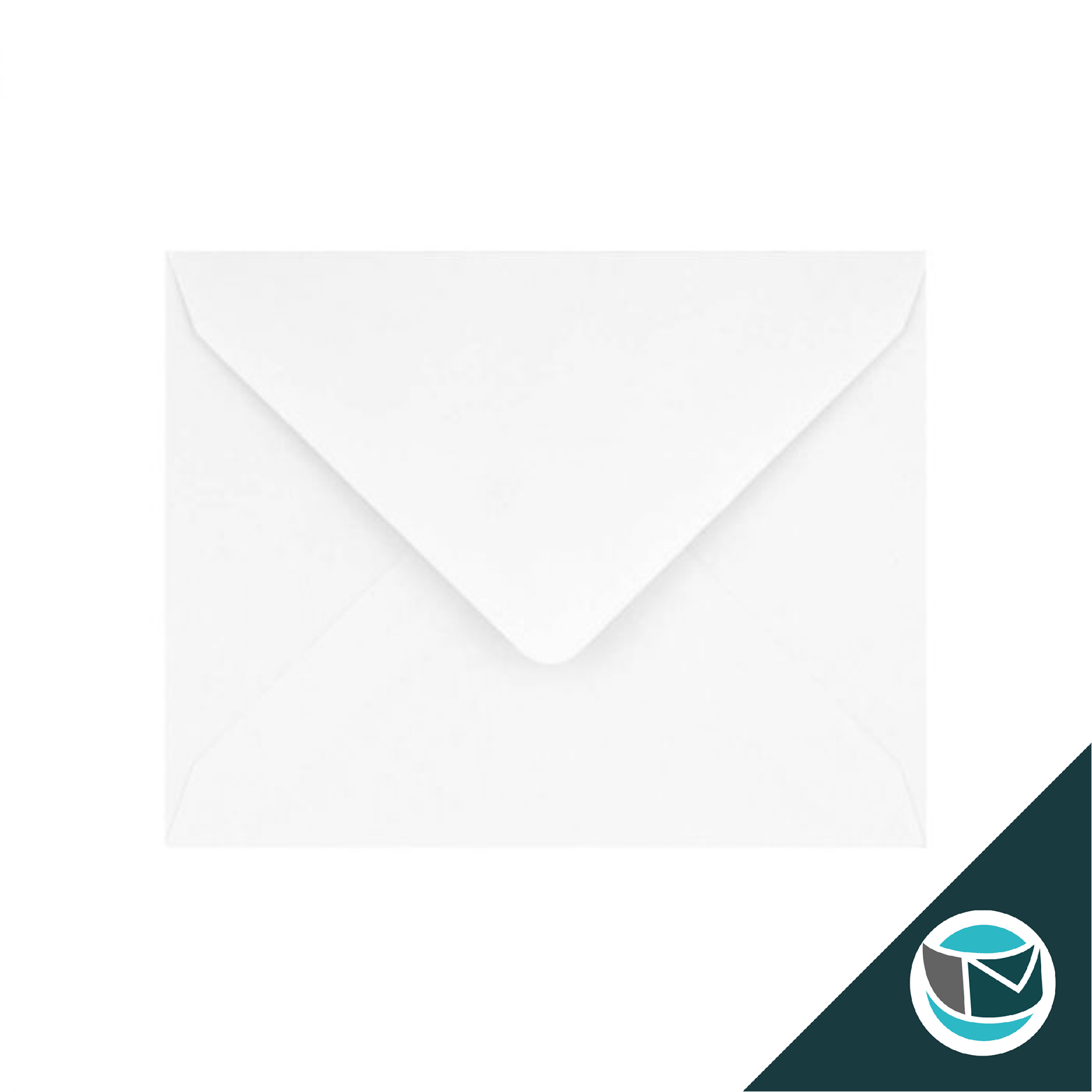 Gekleurde Envelop - 95x122 - Wit