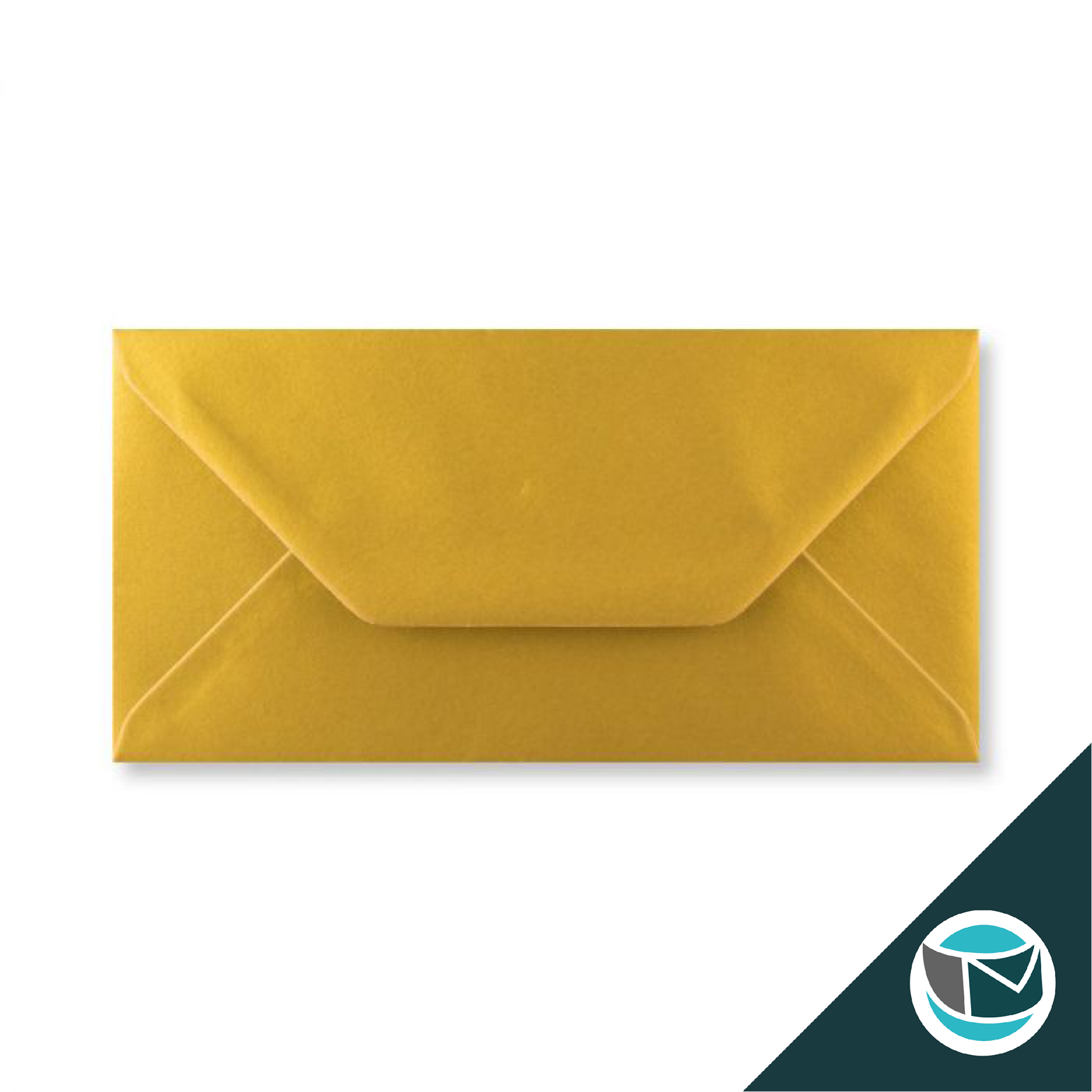 Gekleurde Envelop - 110x220 mm ea5/6 - Goud Metallic