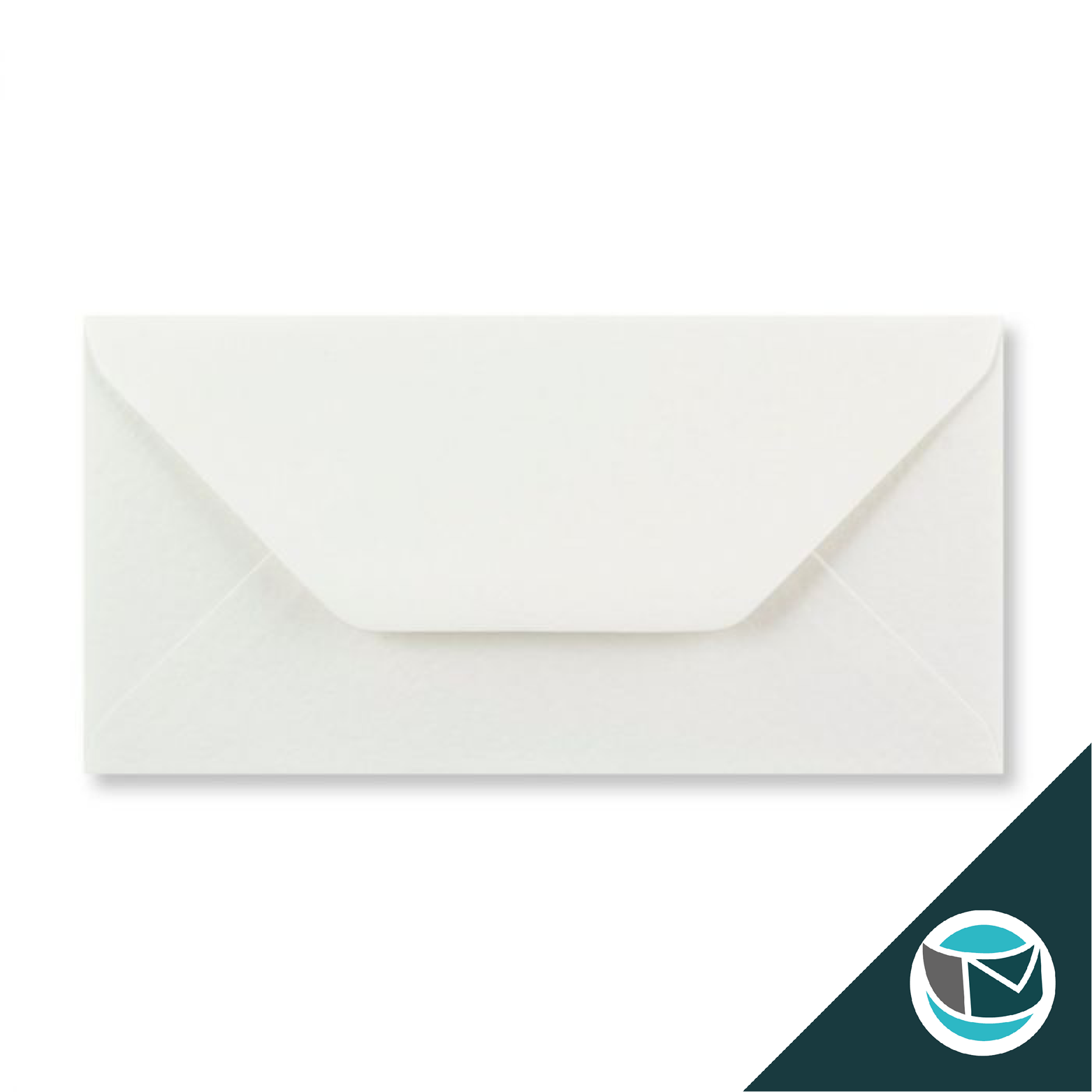 Gekleurde Envelop - 110x220 mm ea5/6 - Wit Gehammerd