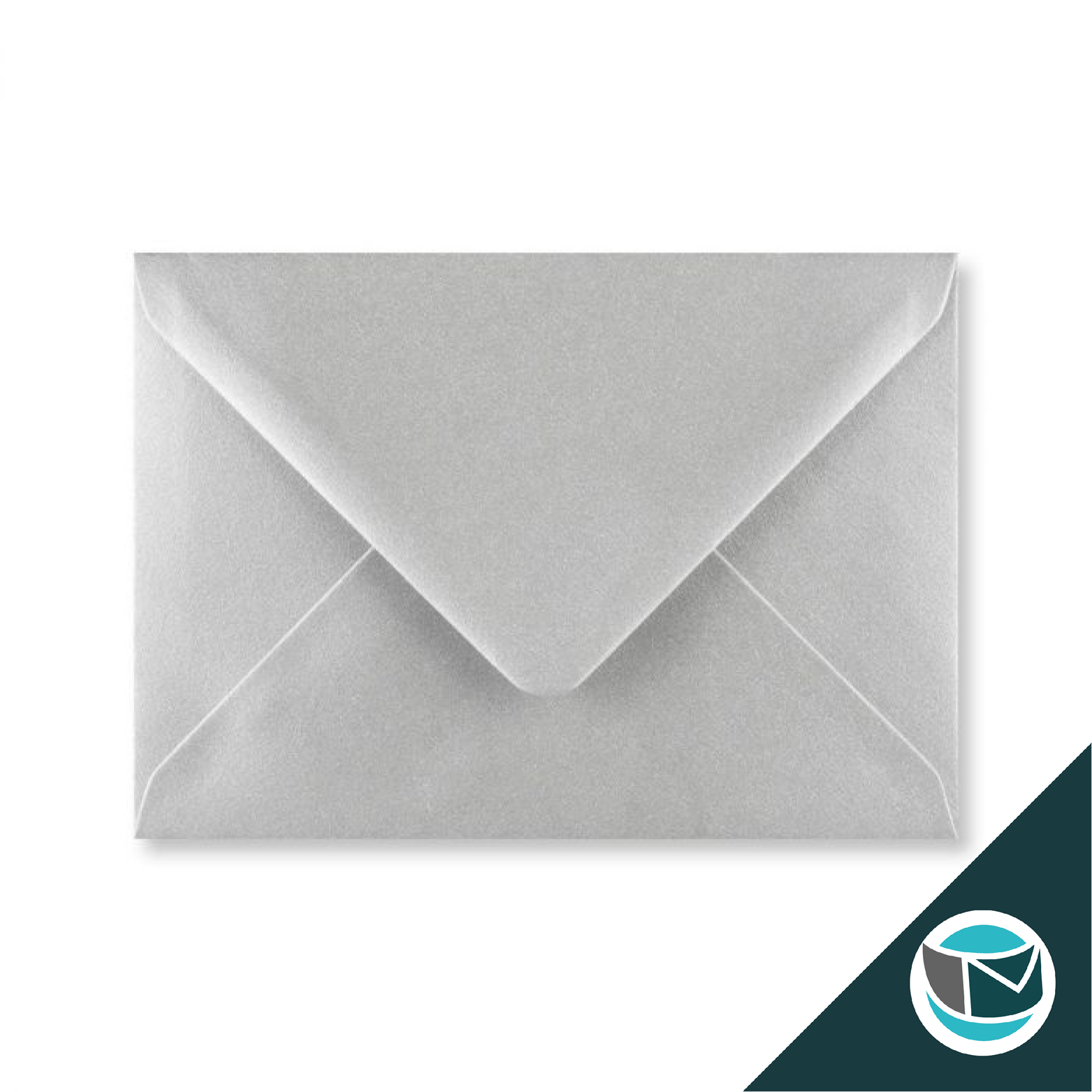 Gekleurde Envelop - 114x162 mm (C6) - Zilver Metallic