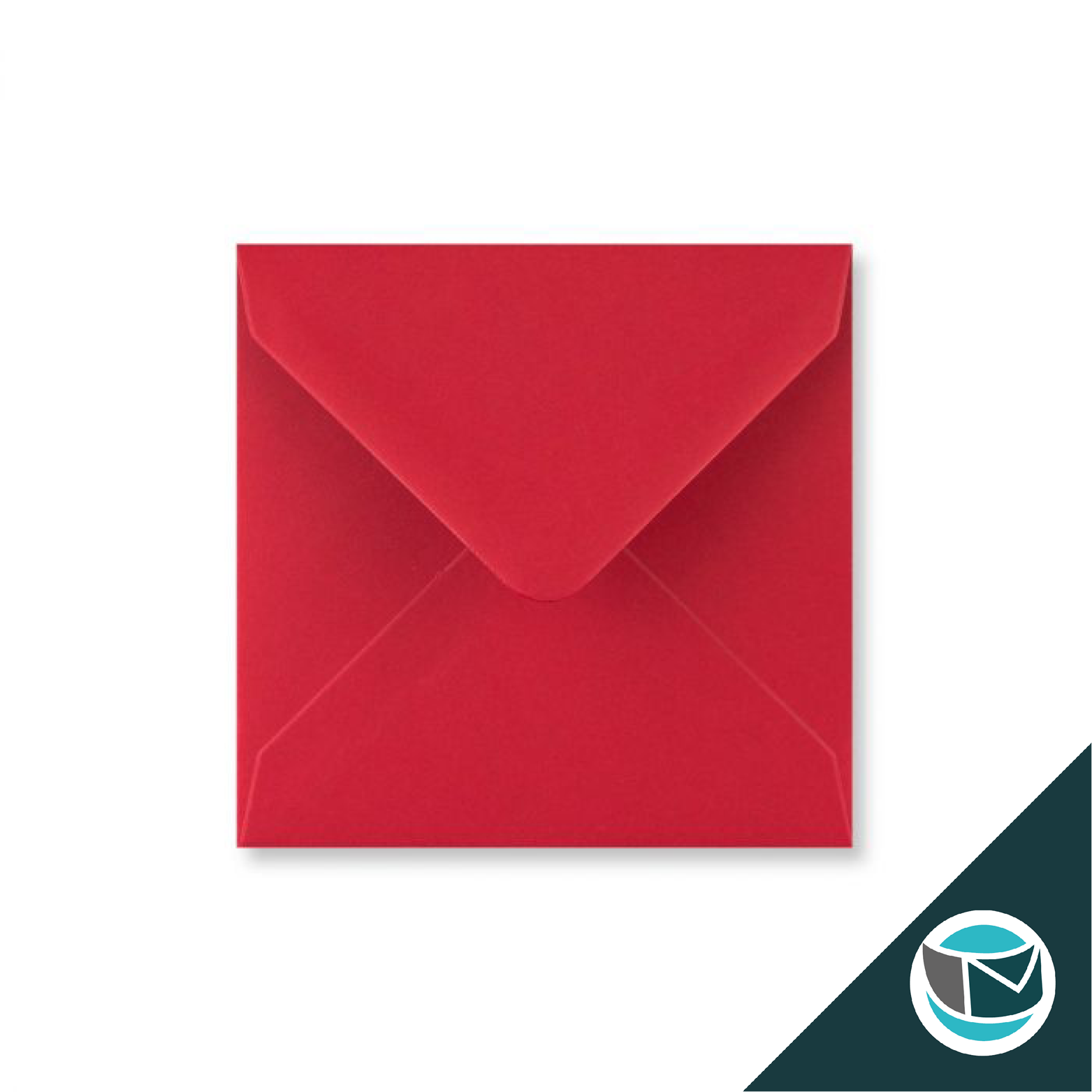 Gekleurde Envelop - 116x116 mm - Rood