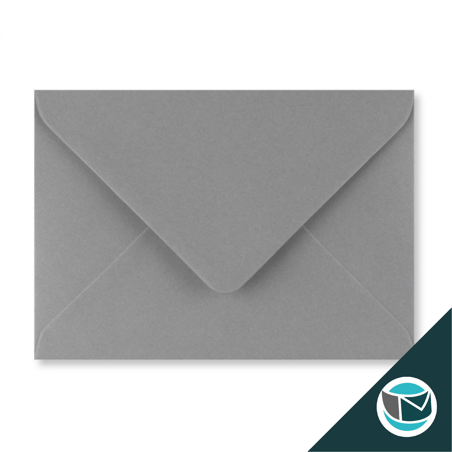 Gekleurde Envelop - 62x94 mm - Donkergrijs