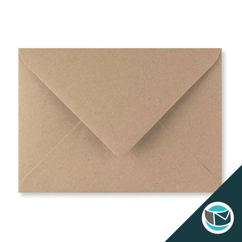 Gekleurde Envelop - 125x175 mm - Kraft