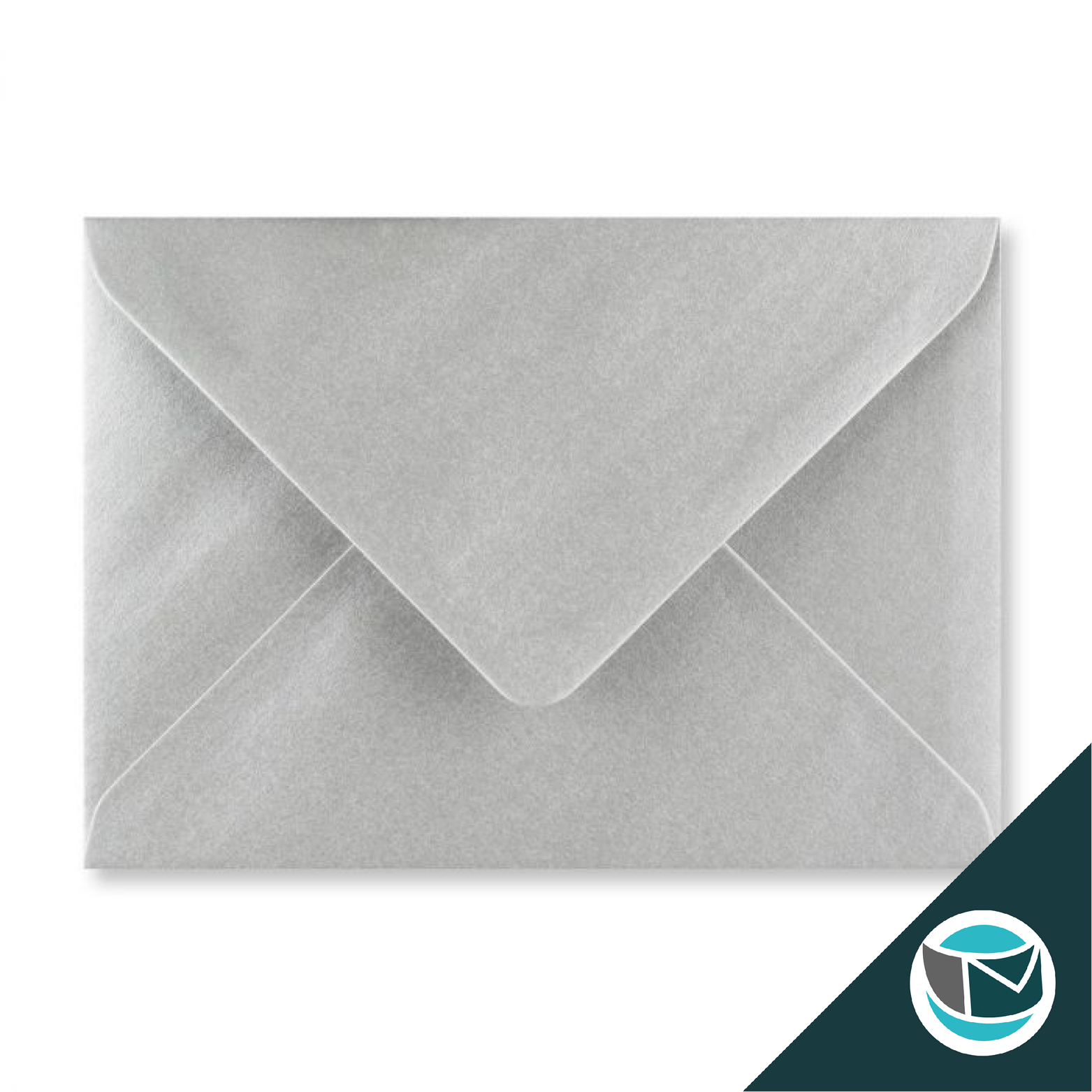 Gekleurde Envelop - 125x175 mm - Zilver Metallic
