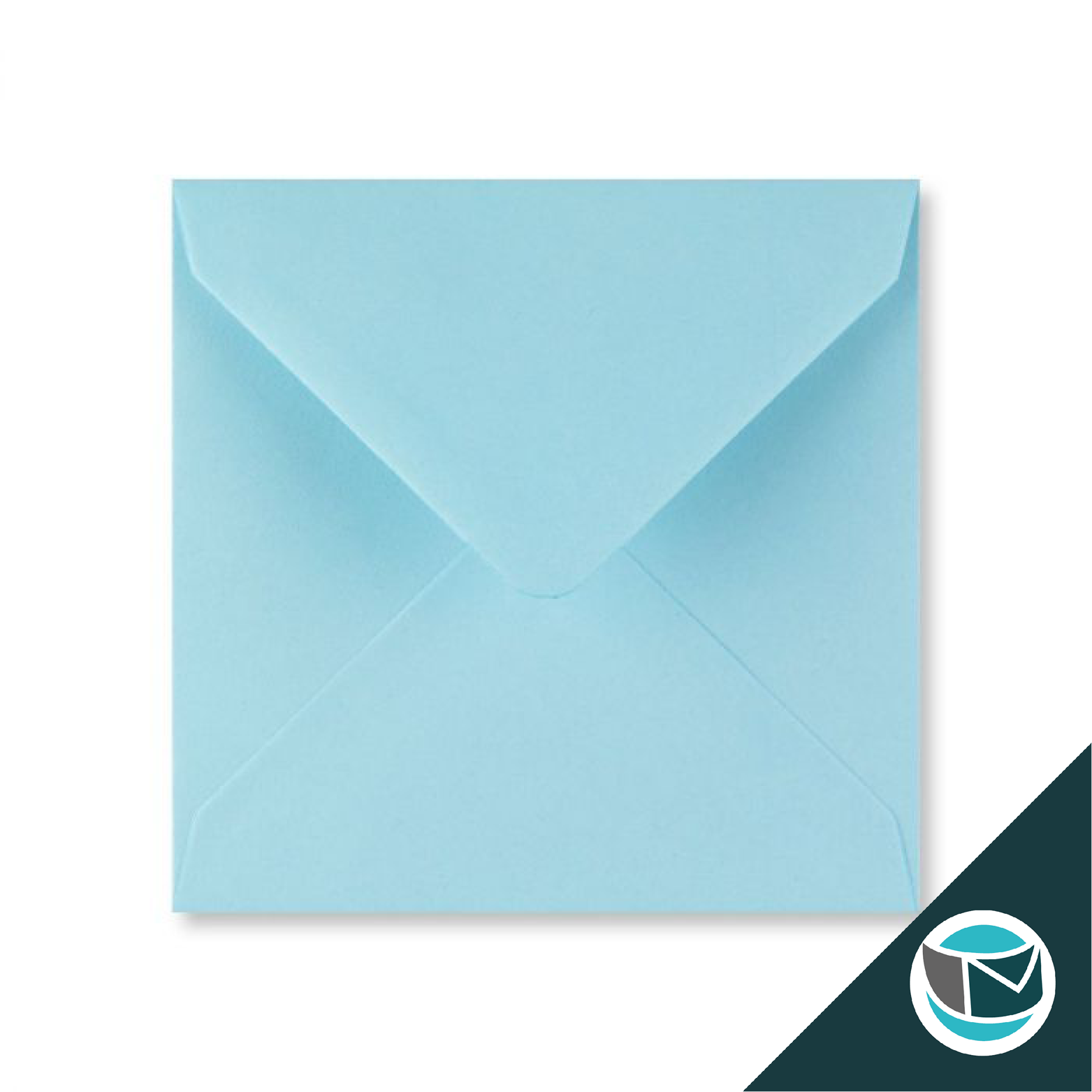 Gekleurde Envelop - 130x130 mm - Lichtblauw