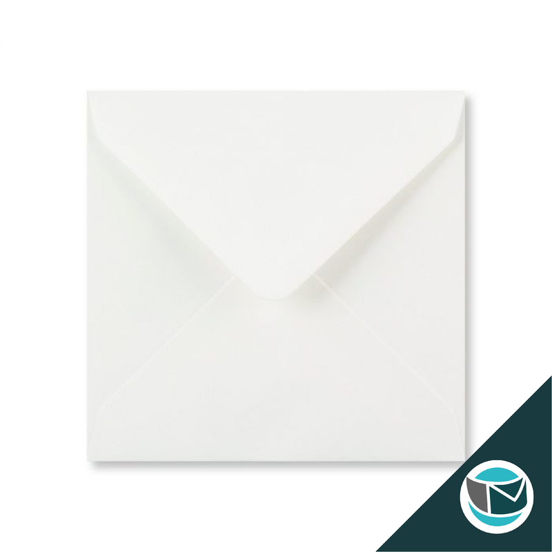 Gekleurde Envelop - 130x130 mm - Wit 100 grams