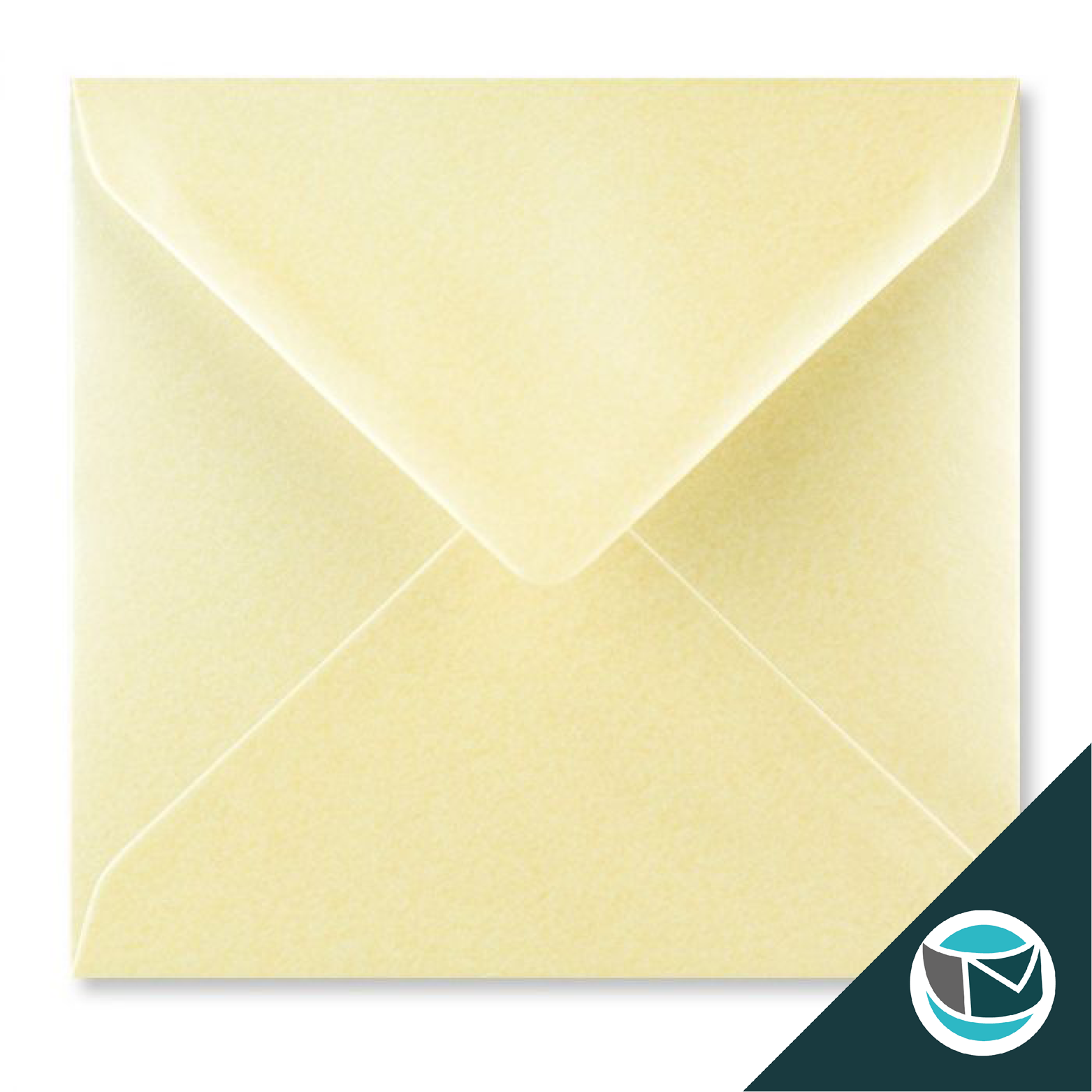 Gekleurde Envelop - 155x155 mm - Champagne