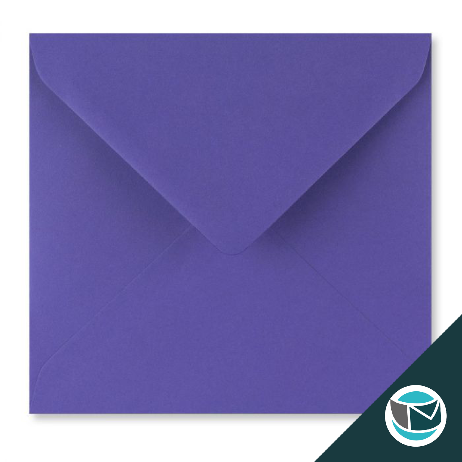 Gekleurde Envelop - 155x155 mm - Iris Blauw