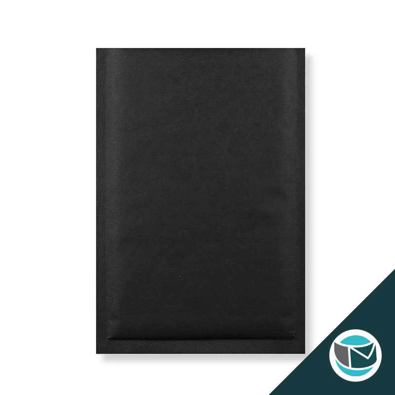 Kraft luchtkussen envelop met strip - 450x320 mm (C3) - Zwart