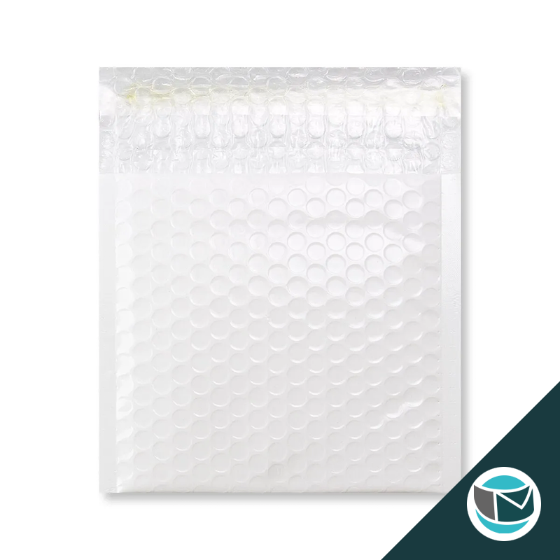 Kunststof Luchtkussenenvelop Hoogglans - 165x165 mm - Wit