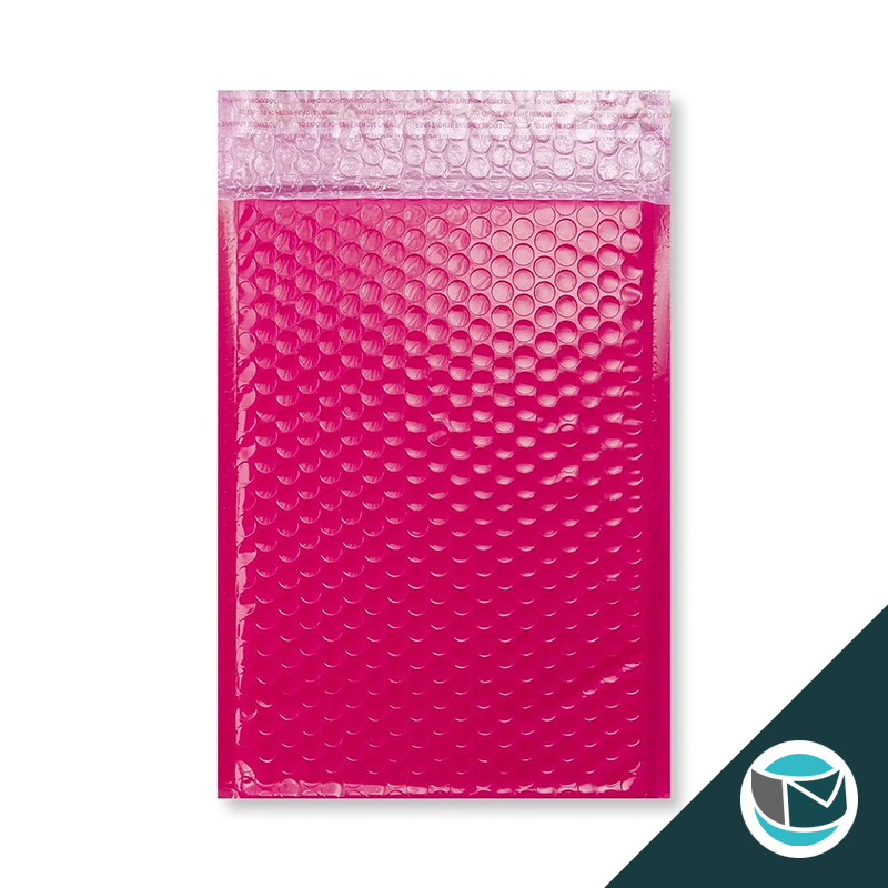 Kunststof Luchtkussenenvelop Hoogglans - 250x180 mm - Roze