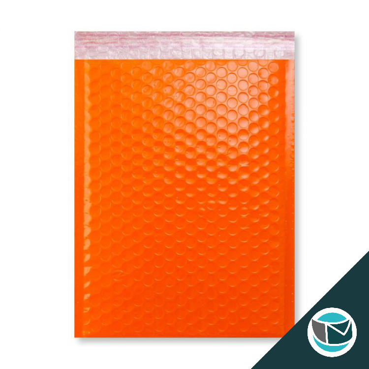 Kunststof Luchtkussenenvelop Hoogglans - 340x240 mm - Oranje