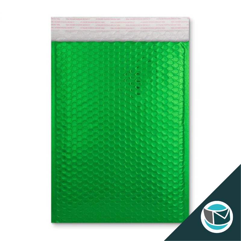 Metallic Luchtkussen Envelop - 324x230 mm (C4) - Groen