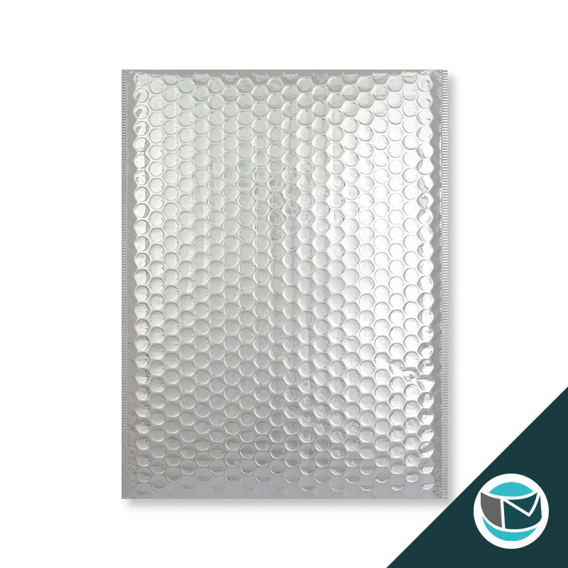 Metallic Luchtkussen Envelop - 324x230 mm (C4) - Zilver