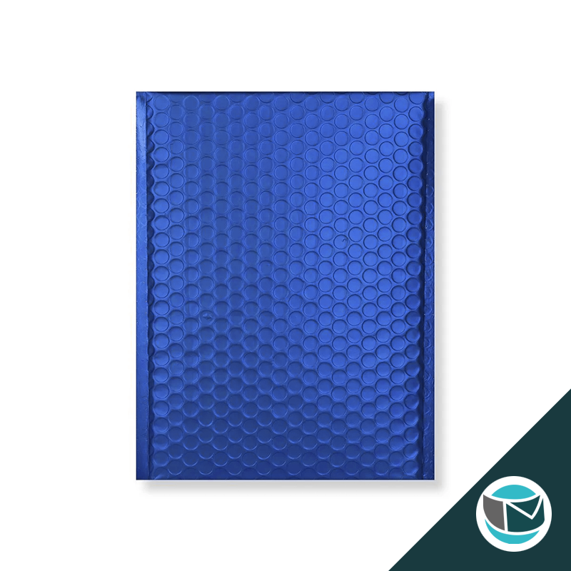 Metallic Luchtkussen Envelop Mat - 324x230 mm (C4) - Donkerblauw