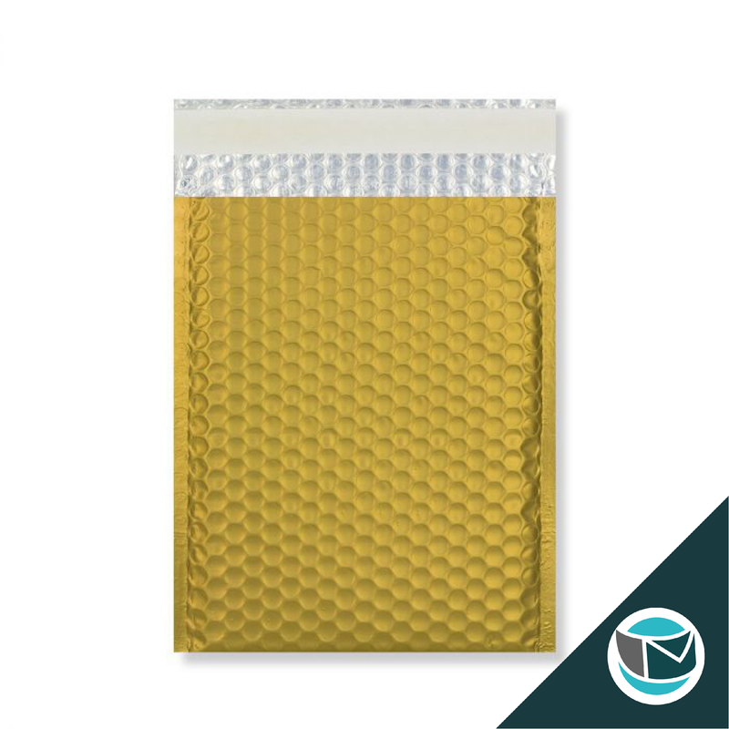Metallic Luchtkussen Envelop Mat - 450x320 mm (C3) - Goud
