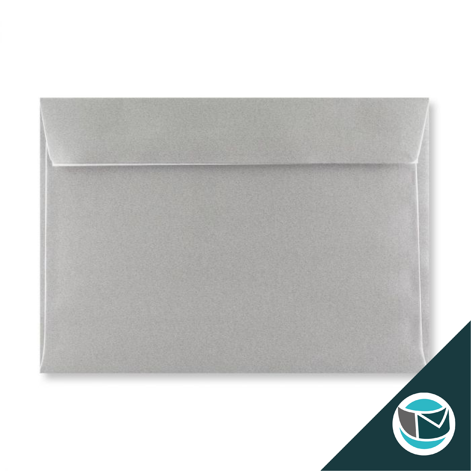 Luxe Wenskaart Envelop - 162x229 mm (C5) - Zilver Strip