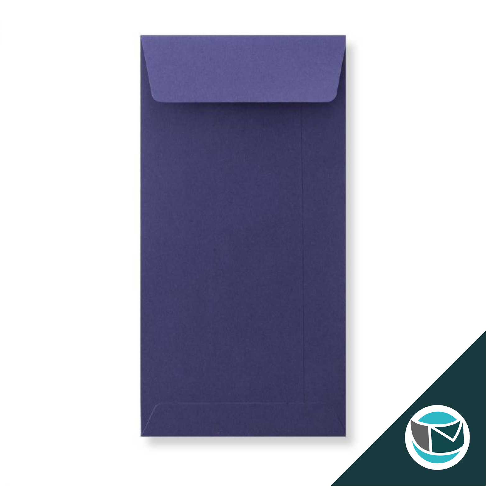 Luxe Wenskaart Envelop - 220x110 mm - Donkerblauw Strip
