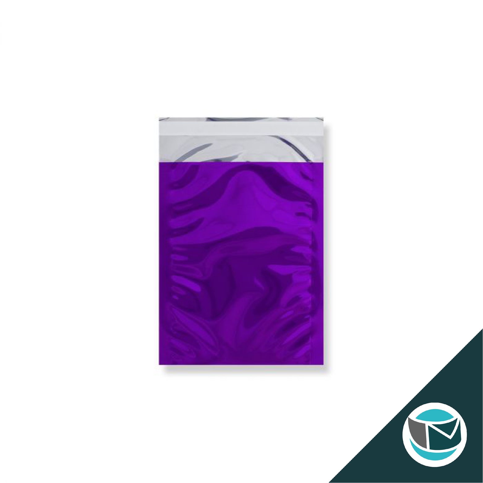 Metallic Folie Envelop (Glans) - 162x114 mm (C6) - Paars