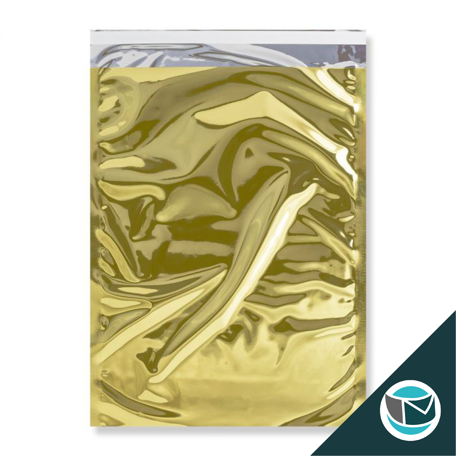 Metallic Folie Envelop (Glans) - 450x320 mm (C3) - Goud