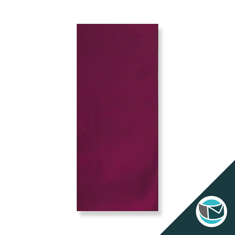 Metallic Folie Envelop (Mat) - 220x110 mm - Bordeaux