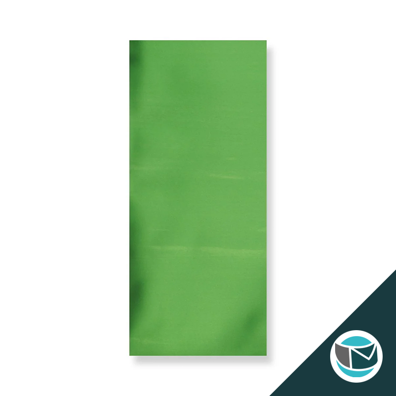Metallic Folie Envelop (Mat) - 220x110 mm - Groen
