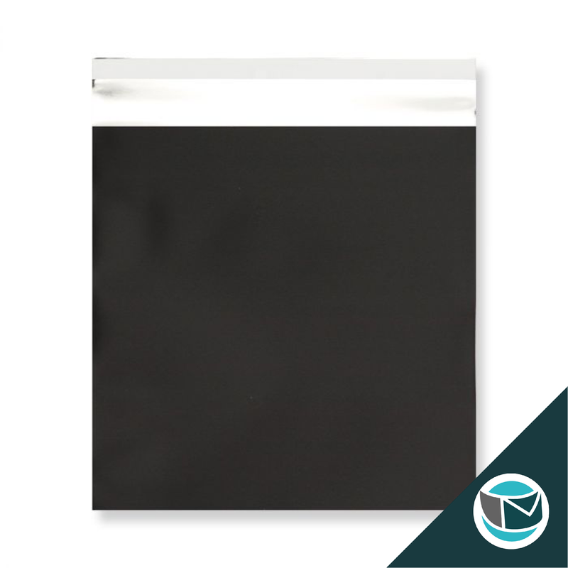 Metallic Folie Envelop (Mat) - 165x165 mm - Zwart