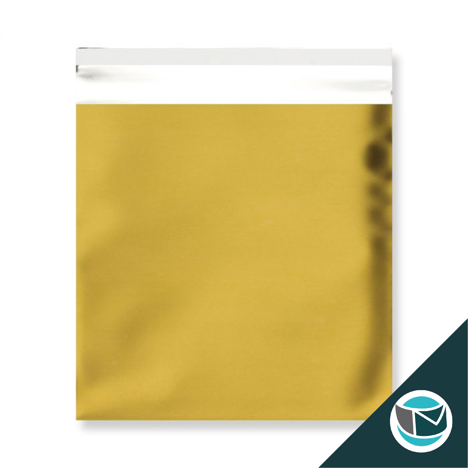 Metallic Folie Envelop (Mat) - 165x165 mm - Goud