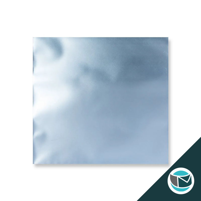 Metallic Folie Envelop (Mat) - 165x165 mm - Lichtblauw
