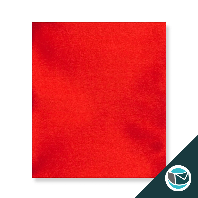 Metallic Folie Envelop (Mat) - 165x165 mm - Rood