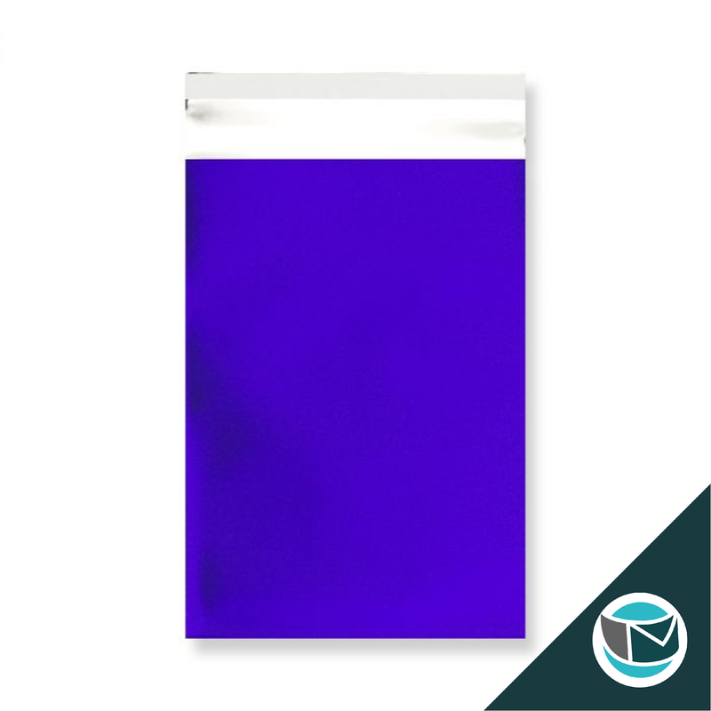 Metallic Folie Envelop (Mat) - 320x230 mm (C4) - Donkerblauw