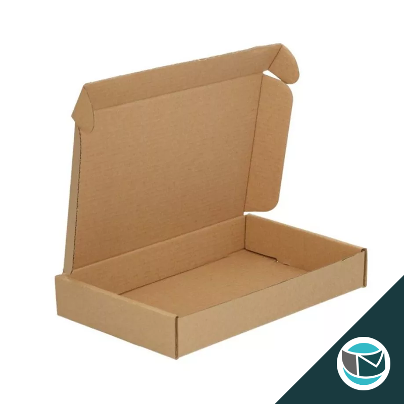 A6 Brievenbusdoos 180x115x28mm, Insteek klep, Bruin/Bruin