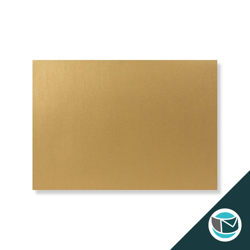 Parelmoer Envelop - 114x162 mm (C6) - Goud Strip 120 grams