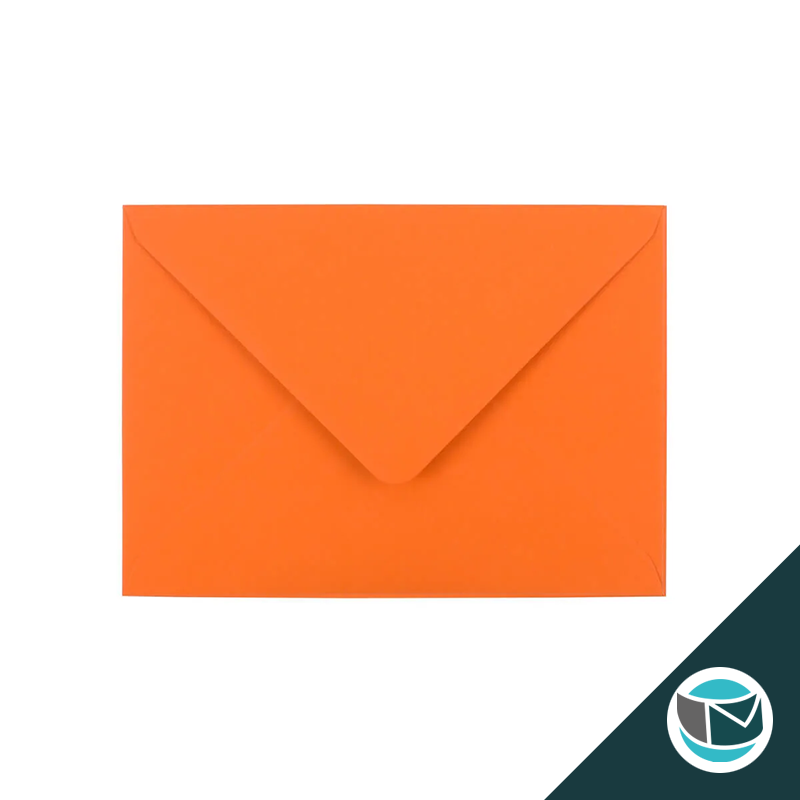 Gekleurde Premium Envelop - 125x175 mm - Oranje