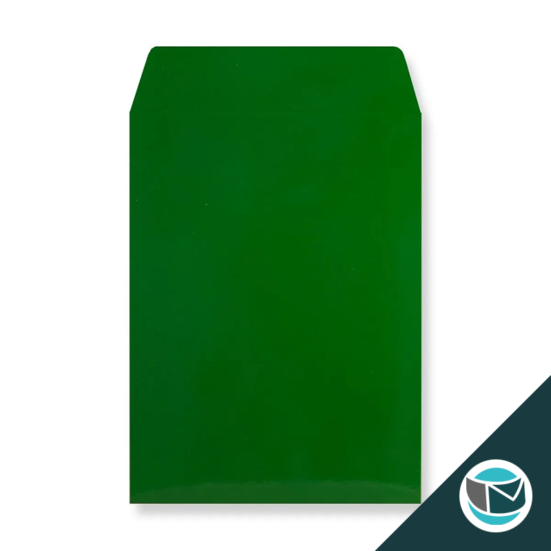 Kartonnen Duplex Enveloppen - 457x330 mm (C3) - Groen
