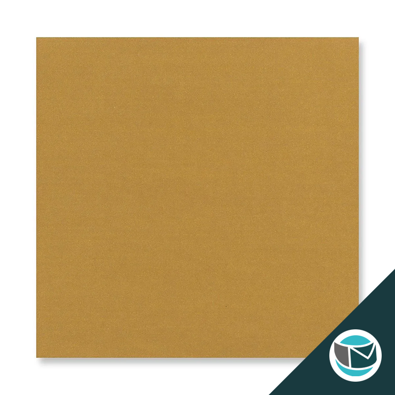 Wenskaart Envelop met Puntklep Strip - 155x155 mm - Goud
