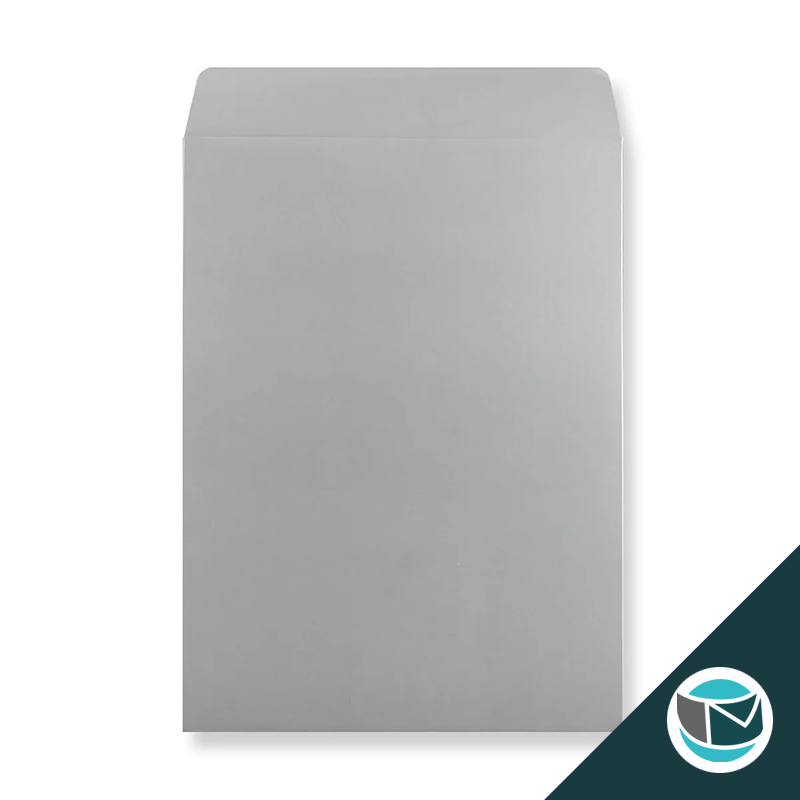 Kartonnen Duplex Enveloppen - 324x229 mm (C4) - Zilver