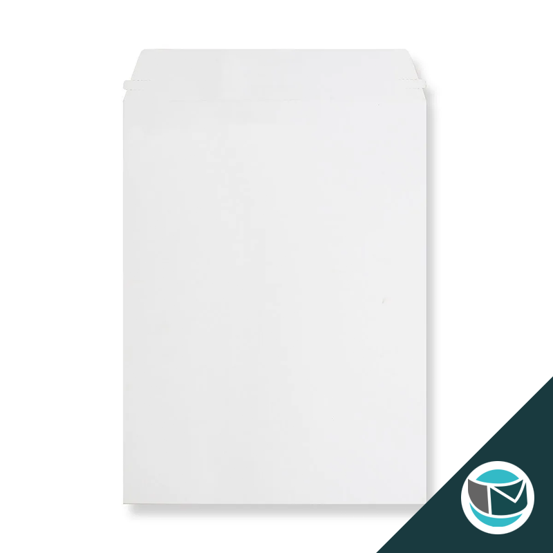 Kartonnen Duplex Enveloppen - 330x248 mm - Wit