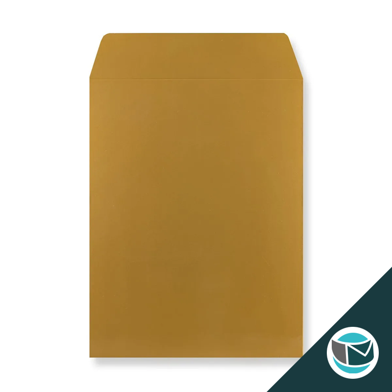 Kartonnen Duplex Enveloppen - 324x229 mm (C4) - Goud