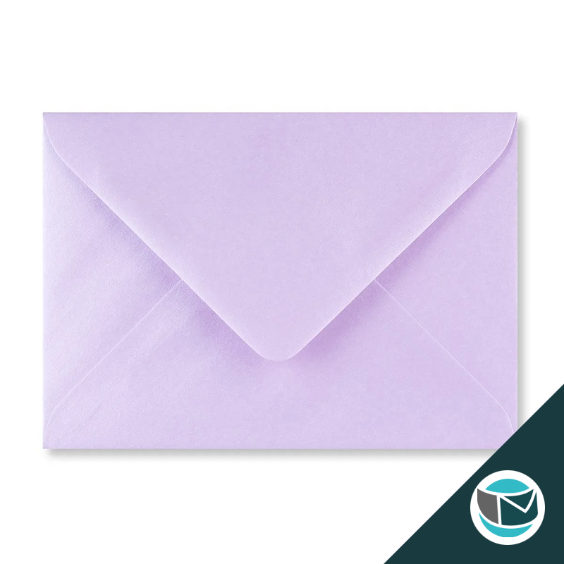 Gekleurde Envelop - 114x162 mm (C6) - Lila Glans 100 grams