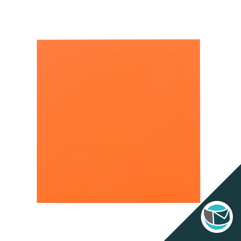 Gekleurde Premium Envelop - 130x130 mm - Oranje