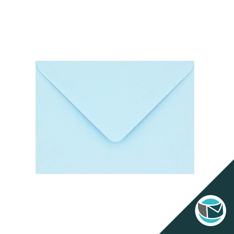 Gekleurde Premium Envelop - 125x175 mm - Lichtblauw