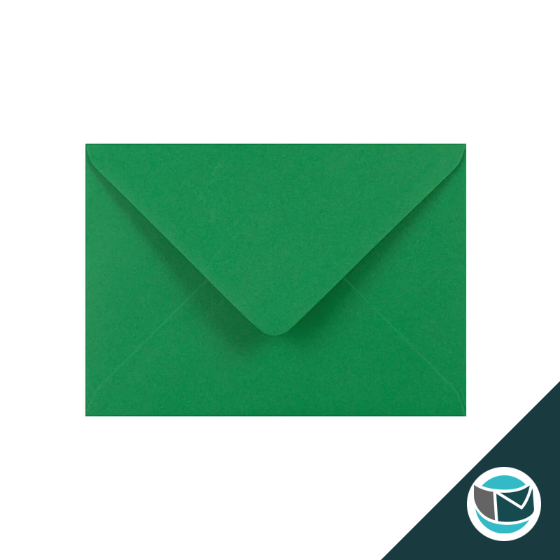 Gekleurde Premium Envelop - 133x184 mm - Donkergroen