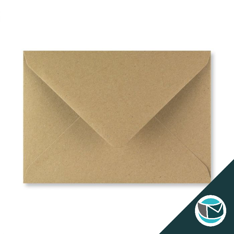 Gerecyclede Wenskaart Kraft Enveloppen