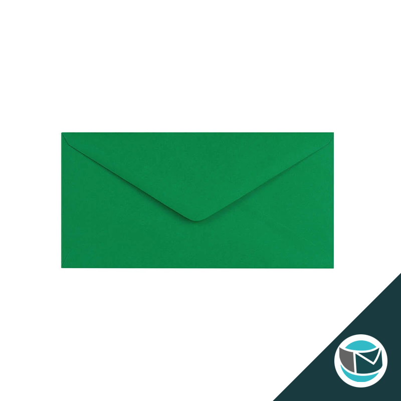 Gekleurde Premium Envelop - 110x220 mm (DL) - Donkergroen