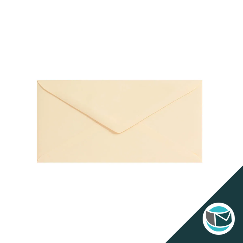 Gekleurde Premium Envelop - 110x220 mm (DL) - Magnolia