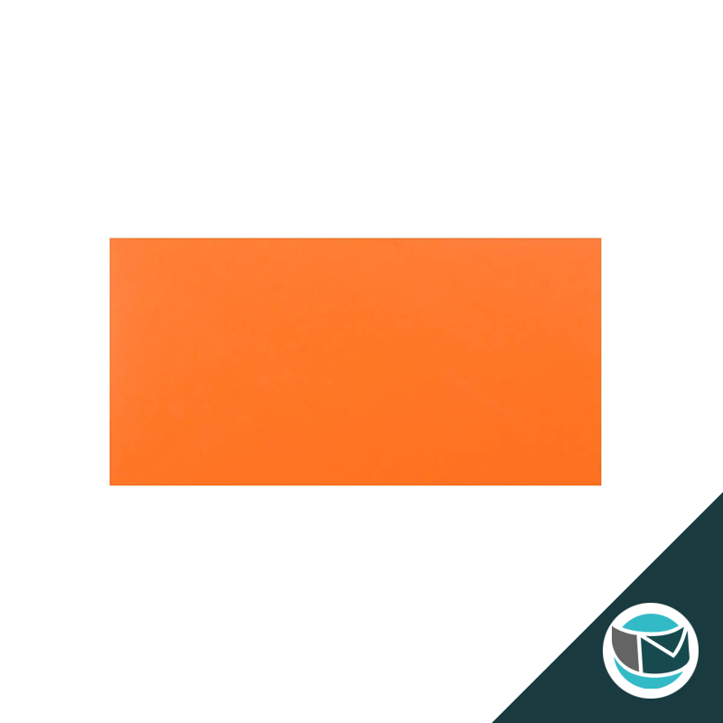 Gekleurde Premium Envelop - 110x220 mm (DL) - Oranje